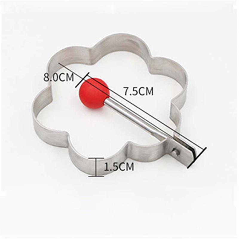 8 Shapes Stainless Steel Fried Egg Shaper Egg Mold DIY Breakfast Egg Pancake Rings Sandwich Kitchen Tools Utensil Baking Tools