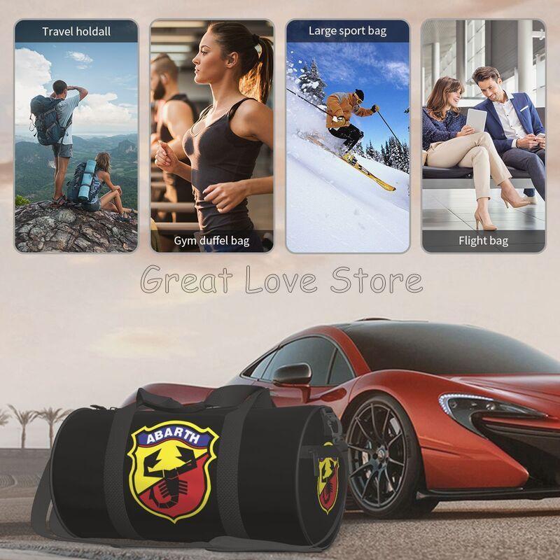 Sporttasche Abarth C Cool Sporttasche Herren Große Kapazität Oxford Bedruckte Handtasche Outdoor Reise Reisetaschen Fitness Taschen