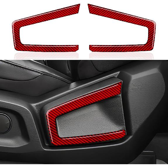 Car Sticker Carbon Fiber Center Console Gear Shift Indicator Panel Cover Trim for Ford Ranger XLT Lariat XL      Decal Accessories Red