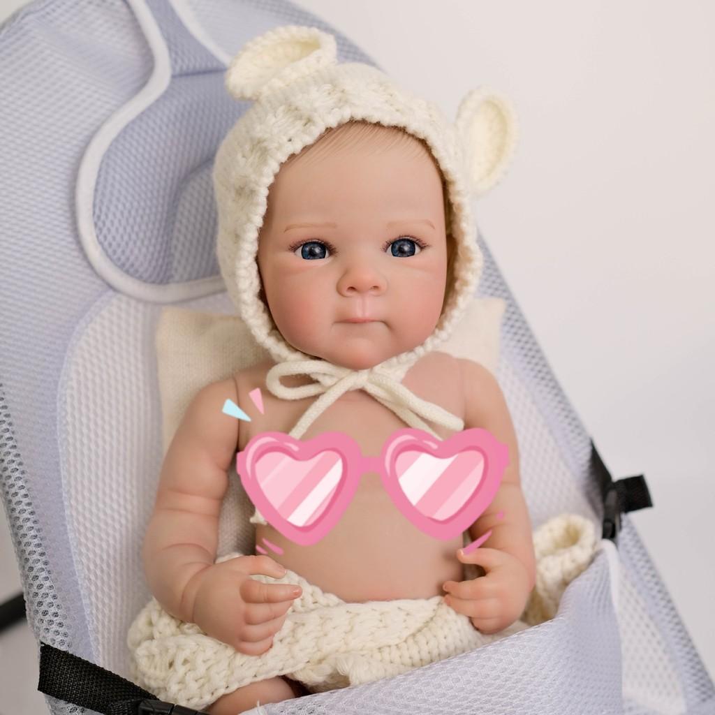 Silicone Baby Reborn Doll 18in Realistic Baby For Collectors And Gift Enthusiasts
