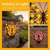 Solar Butterfly Wall Sconce Outdoor Decorative Light for 1.2V/0.5W Villa Patio