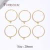 20mm 25mm 35mm 18K Gold Plated Hoops Earrings Big Circle Ear Wire Hoops Wires For Jewelry Findings,Earrings For Accessories