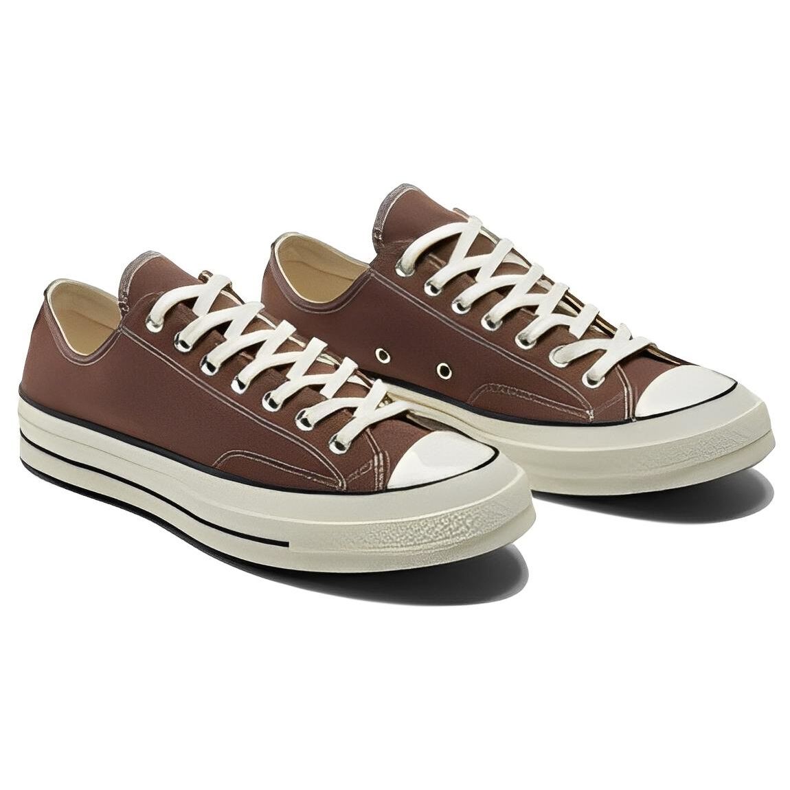 Converse Chuck 70 Low Squirrel Friend коричневые унисекс кеды Egret черные A02768C 41.5 — фото 3