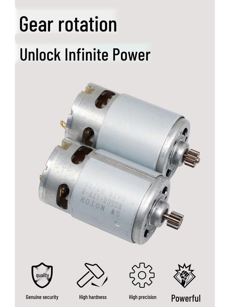 **Universal RS550 All Copper Electric Drill Motor - 12V to 25V**