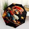 1pc Super Mario Fully Automatic Folding Portable Umbrella, 8 Iron Frames, Three-Fold Design, Suitable for All Seasons, Suitable for Outdoor Use.I