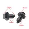 Honda 10mm Bumper Retainer Clips: Mudguard Push Rivets, Engine Cover Fasteners