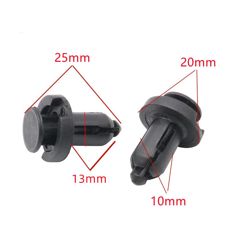 Honda 10mm Bumper Retainer Clips: Mudguard Push Rivets, Engine Cover Fasteners