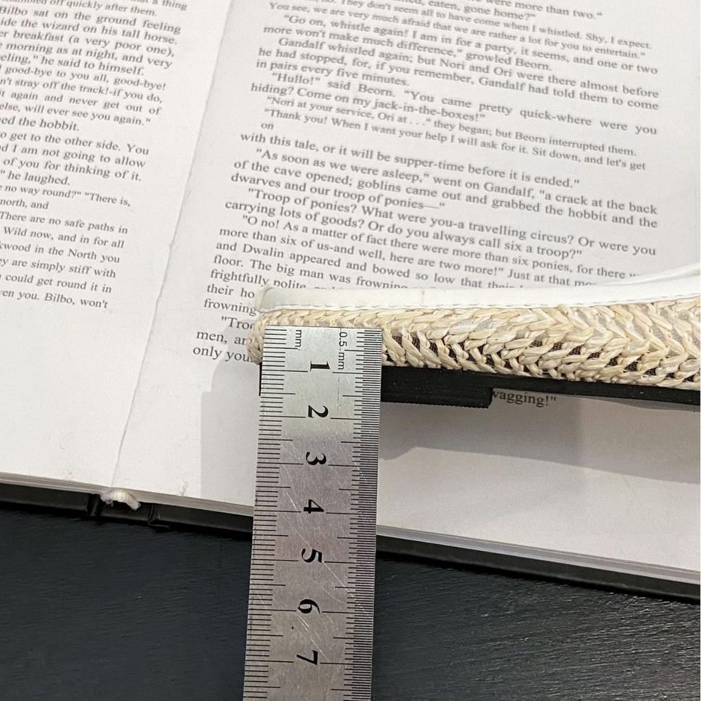 Breathable Woven Gentle Half Slippers Female Flat Bottom 2025 Spring and Summer Fairy with Skirt Retro Temperament Single Shoes