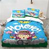 New Cute Cartoon DR Slump Arale Anime Bedding Set King Twin Double Microfiber Polyester Duvet Cover