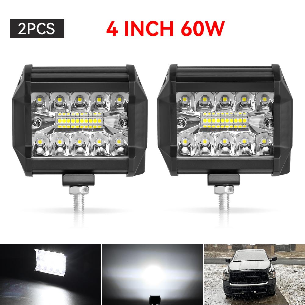 12V 24V LED Bar Offroad Spot Flood Combo LED Light Bar/Work Light for Truck Car SUV 4WD 4x4 Boat ATV Barra LED Headlights