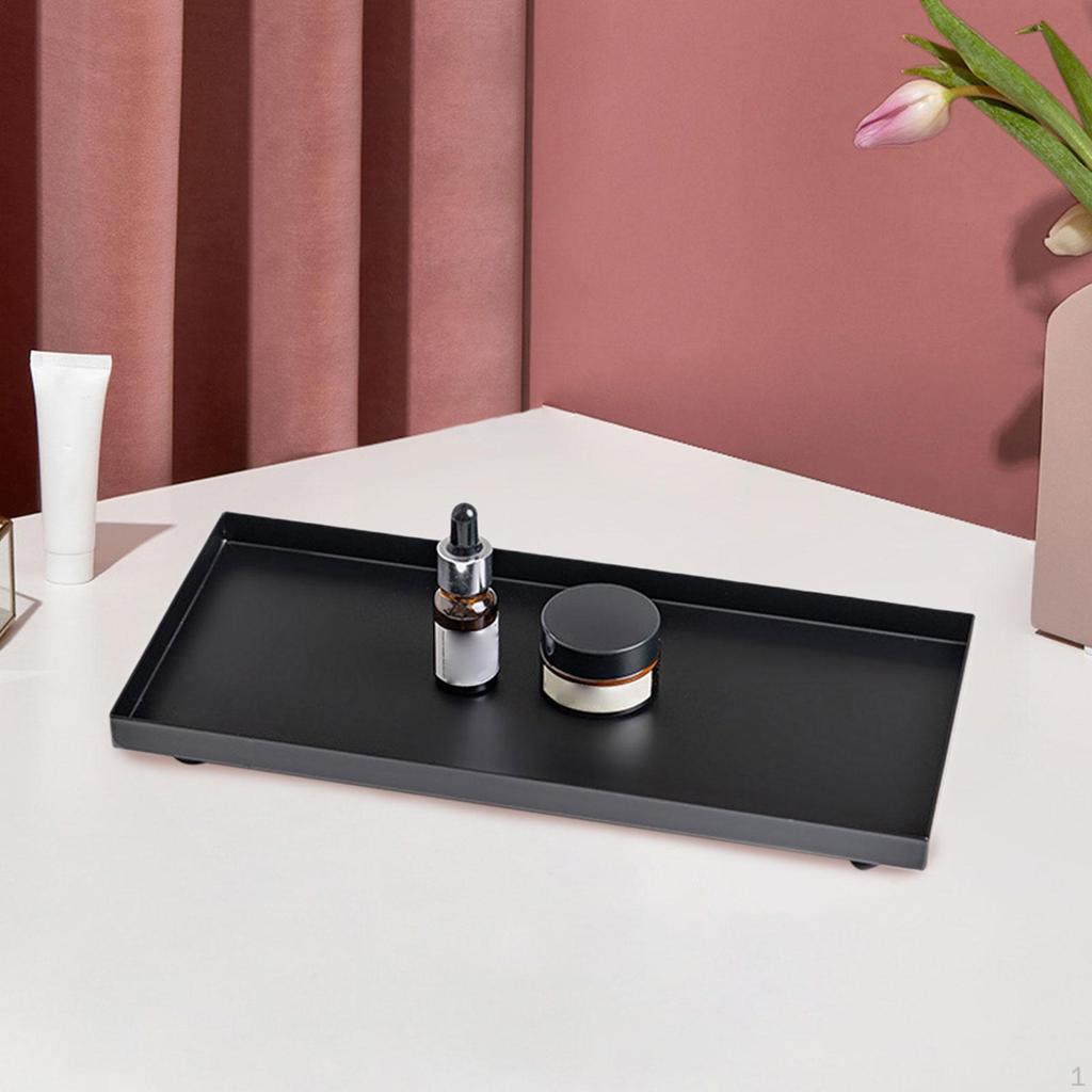 Kosmetiktablett für Badezimmer, Armband, Halskette, Schmuckhalter, Arbeitsplatten-Organizer für Hotels