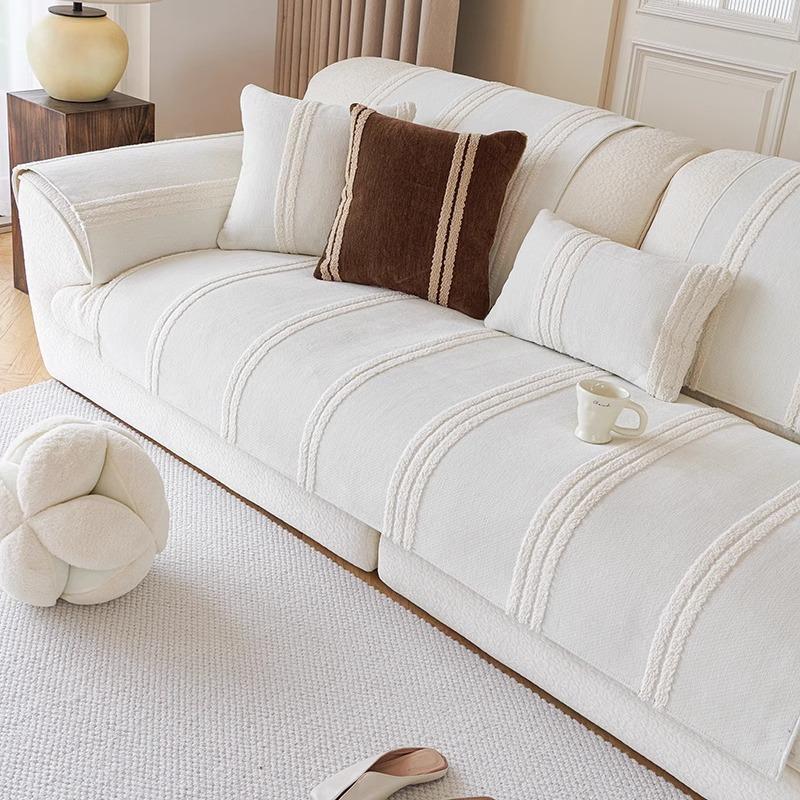 Light Luxury Chenille Sofa Cushion Four-Season Universal Seat Cushion  New Non-Slip Sofa Cover Living Room Cover Cloth Towel