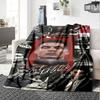 Cristiano Ronaldo (73) Personalized Name Blanket Gift Personalized Blanket Ultra-Soft Perfect for Seaside Bed Livingroom Office Chair for All Occasion