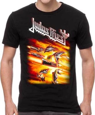 Judas Priest Firepower Heavy Metal Rock Musica Inglese Band Maglietta JDP10080