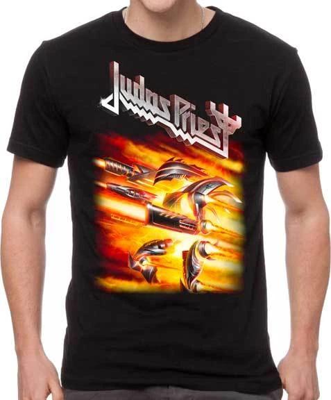 Judas Priest Firepower Heavy Metal Rock English Music Band T Shirt JDP10080 S