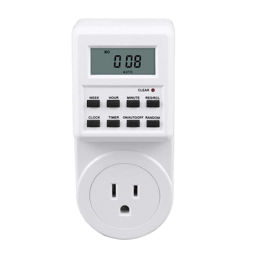 Digital Timing Socket Intelligent Multi Functional Infinite Cycle Digital Programmable Timer for