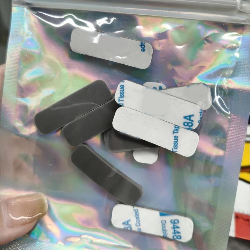 10 Stück Laptop-Gummifüße Streifen, Rutschfeste Ersatz-Bodengehäuse-Fußpolster für Tastaturen