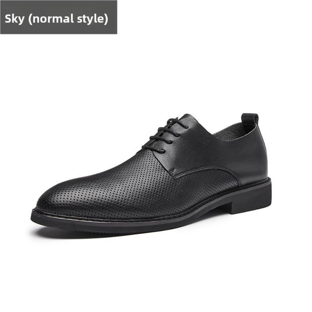 Mens Dress Shoes with Hidden Height Increase Comfortable Soft Sole Business Casual Oxfords for Youth