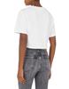 MOSCHINO Jeans Crop Hiking Cotton Jersey T-Shirt