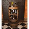 Wine Rack - Creative Cooper - Wooden Barrel - 80cm - 40 Bottles - Wenge