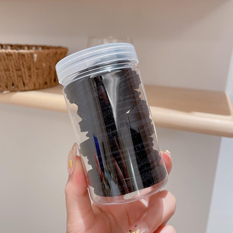 Koreanischer Hochelastischer Nahtloser Haargummi für Frauen - Langlebiger, Einfacher Pferdeschwanzhalter.