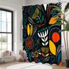 Tropical Plant Bathing Curtain  Bathroom Shower Curtain Waterproof With 12 Hooks Home Deco Free Ship