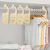 7/8Pcs Label Assortment Infant Wardrobe Divider Wood Nursery Clothes Organizers  Home