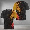 2026 Men's T-Shirts Crew Neck Short Sleeve Colourful Print Tennis Running T-Shirt Casual Comforts Outdoor Sportswear Tops