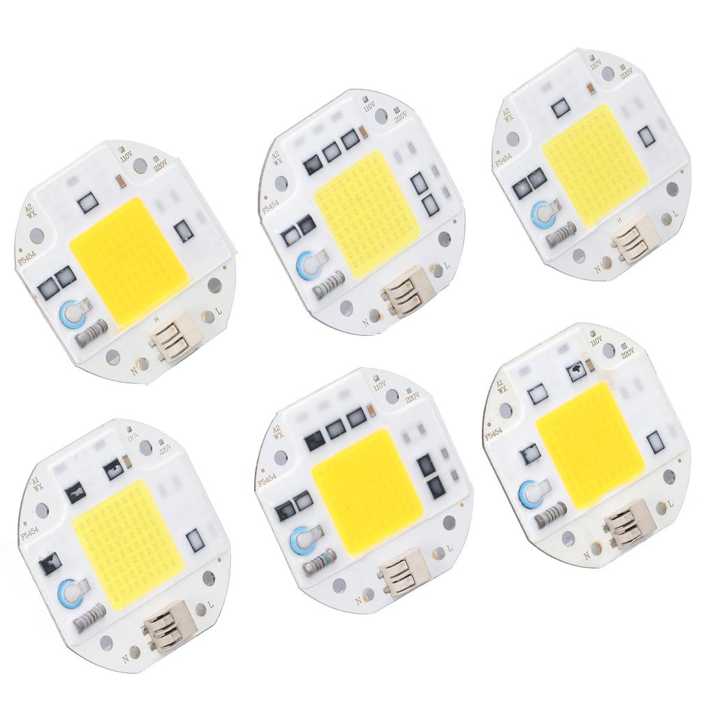 LED Chip Driveless 110V Low Power Consumption Easy Install Heat Dissipation Lamp Beads High Power for DIY Modeling Lights