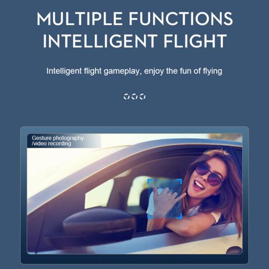 Aerial Photography Drone with 4K Dual Camera Anti-Interference 360-Degree Obstacle Avoidance Foldable Remote Control Drone