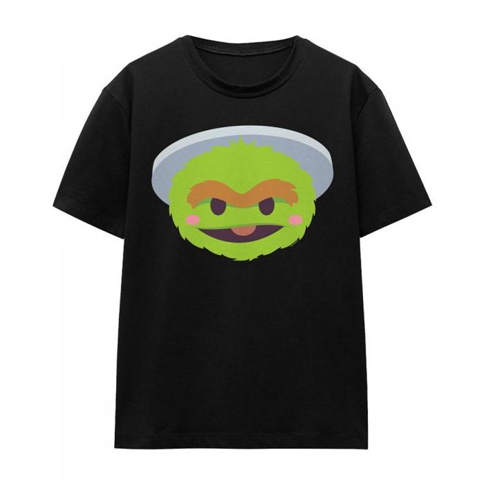 Sesame Street Womens/Ladies Oscar The Grouch Kawaii Face T-Shirt