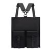 Single Backpack Men's Fashion Brand Casual Crossbody Bag Solid Color Travel Backpack Waterproof Men's and Women's Chest Bag