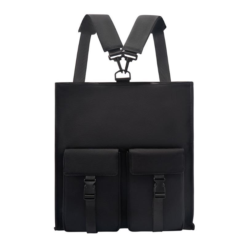 Single Backpack Men's Fashion Brand Casual Crossbody Bag Solid Color Travel Backpack Waterproof Men's and Women's Chest Bag