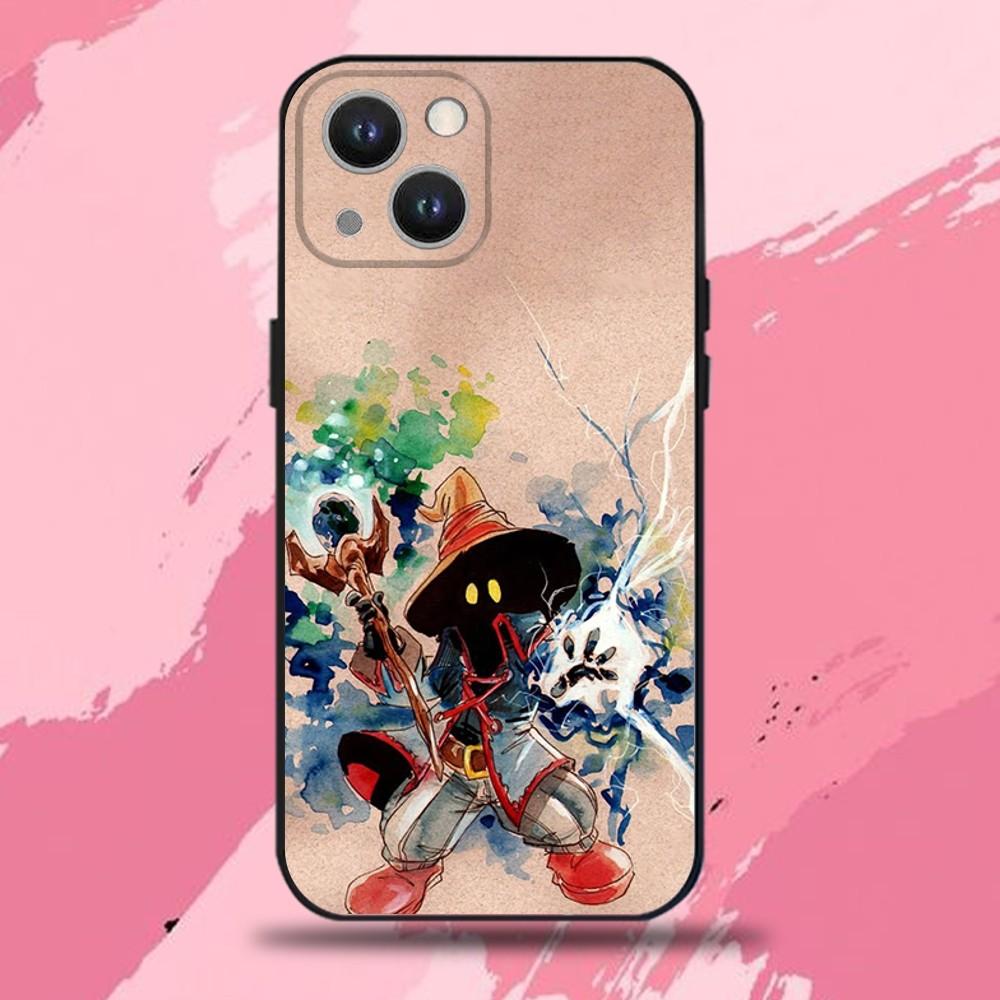 M-Moogle Final F-Fantasy Phone Case For iPhone 16,15,14,13,12,11 Plus,Pro Max,XS,X,XR,SE,Mini,8,7,Soft Silicone Black Cover