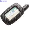 jingyuqin 2-way LCD Remote KeyChain A9 Carbon Silicone Case For Two Way Car Alarm System Twage Starline A9