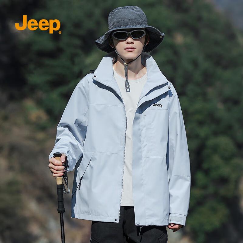 JEEP Unisex 2025 Spring/Summer Casual Windbreaker Jacket