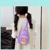 Capybara Character Kids Crossbody Bag With Lightweight Nylon For Casual School And Outings