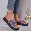 Big Size Shoes with Thick Soles for Sandy Beaches. Women's New Style Casual Slippers.