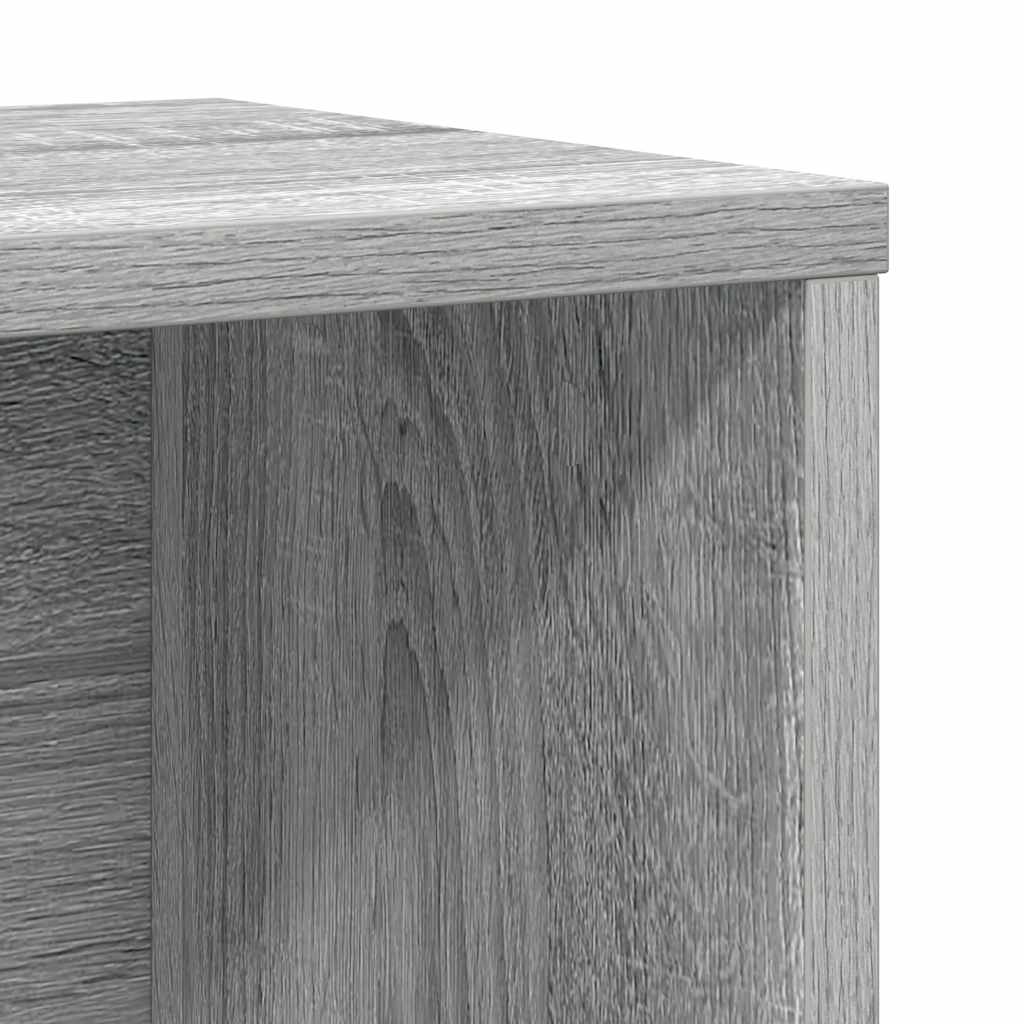 Bookshelf Grey Sonoma 60 x 24 x 101.5 cm Particleboard