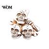 Miniature Ghost Tombstone Figures Halloween Resin Ornaments, Micro Landscape Desktop Decor, Horror Party Table Decor Scene Accessories for Fish