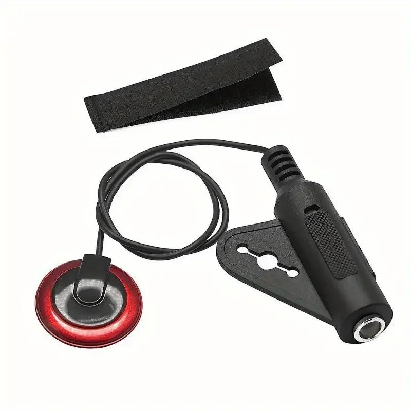 

Professional-Grade Piezoelectric Contact Pickup for Acoustic Guitars, Ukuleles, Harps, and Banjos - Easy Install, High Quality червоний