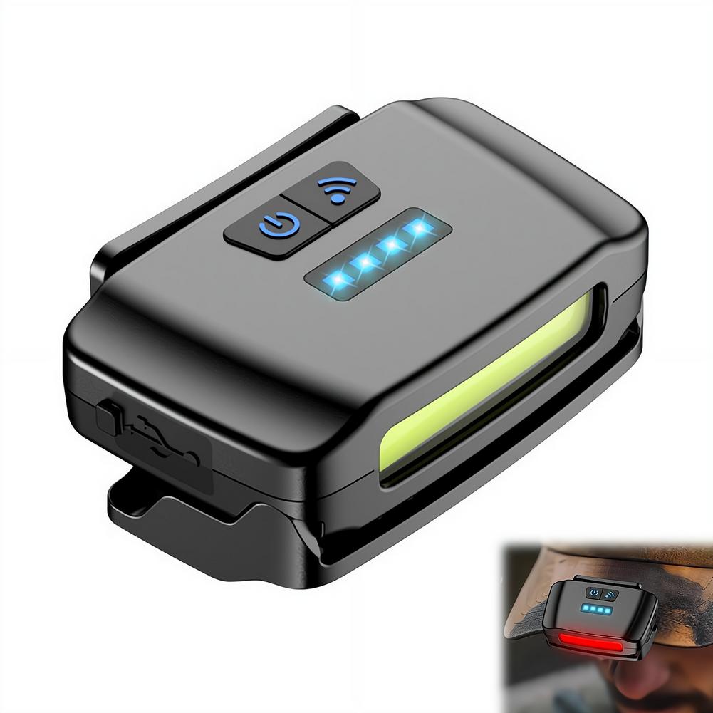 Super Bright Headlamp fishing Clip-on Cap Light Intelligent sensing&mosquito repellent Outdoor Red Light Headlamp for fishing