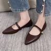 Single shoes women's new spring temperament flat shoes soft sole shallow mouth fashion women's shoes 2026