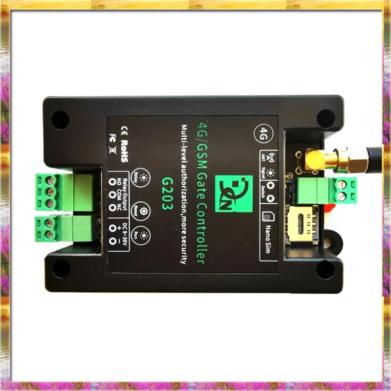 

Top Deals GSM 4G LTE Access Controller SMS APP Remote Control On/Off Relay Switch For Automatic Sliding Swing Door Opener NONE