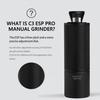 TIMEMORE C3 ESP Pro Coffee Mill Manual Espresso Time More 25g Capacity with CNC Stainless Steel Conical Burr, Internal Adjustable Settings, Double