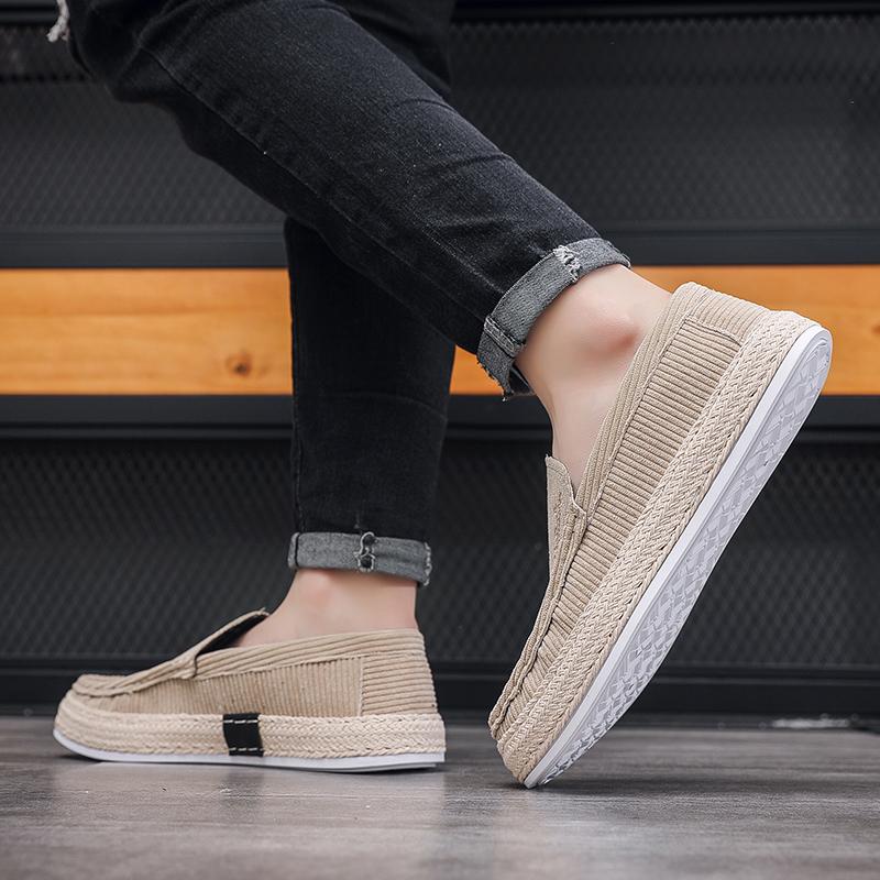 Fashion Casual Shoes for Men Fashion Men's Cloth Shoes Loafers New Comfortable Soft Male Board Shoes Hard Wearing Men's Flats Chaussure