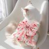 Pet Kitty/Puppy Princess Style Leash Dress, Suitable for Munchkin, Ragdoll, Scottish Fold, Poodle, Samoyed, with Attached Leash