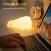 Kids Cute Led Night Light Duck Shaped Night Lamp Silicone Nightlight For Children Room Bedroom