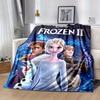 1pc Disney Frozen II Elsa Anna Kristoff Olaf Sven, Cartoon Blanket, Home Decoration, Suitable for Gift, All Seasons Universal, Cartoon Blank