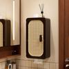 Wall Mounted Tissue Box Waterproof With Partition Paper Box Container Llarge Capacity Ancient Style Bathroom Desktop Storage Box